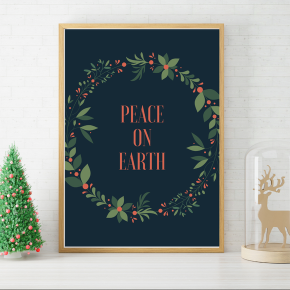 Peace On Earth - Free Printable