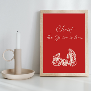 Christ The Savior Is Born - Free CHRISTmas printable